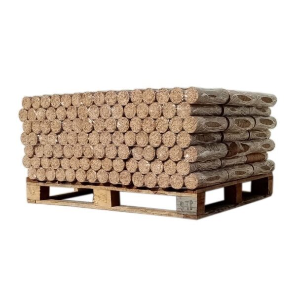 Bois densifié – feuillus – 12 palette de 538 kg